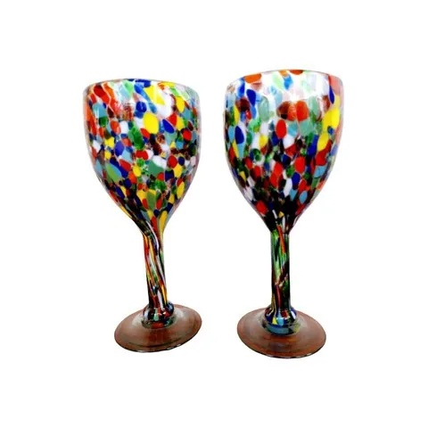 Blown Wine Glass