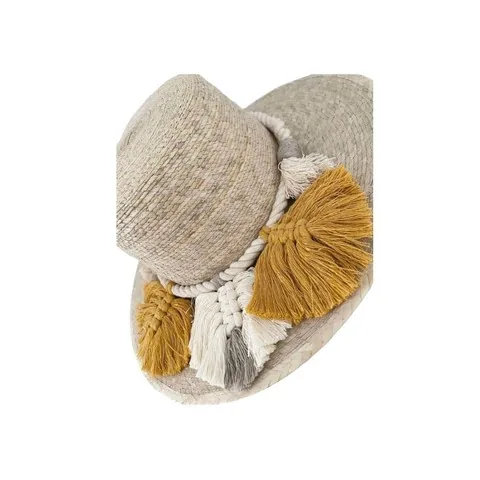 Macramé Leaf Hat