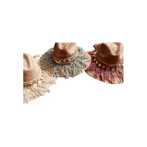 Macramé Embellished Hat