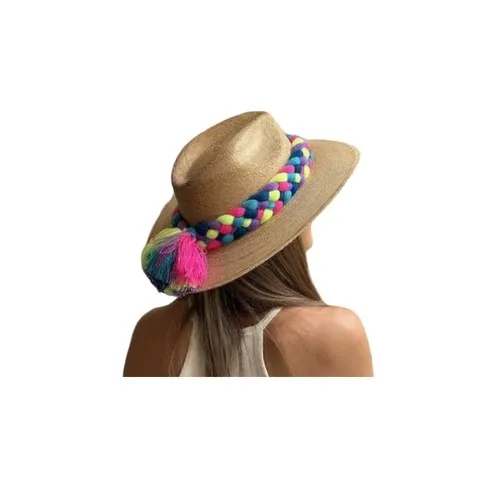 Embellished Wide-Brim Hat