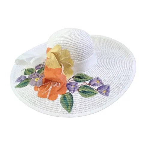 Hand-Painted Panama Hat