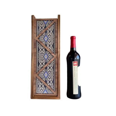 Huichol Wine Box (39 x 14 x 11 cm)