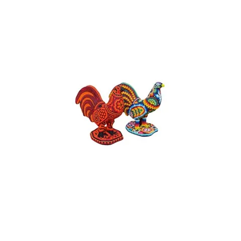 Huichol Rooster Sculpture