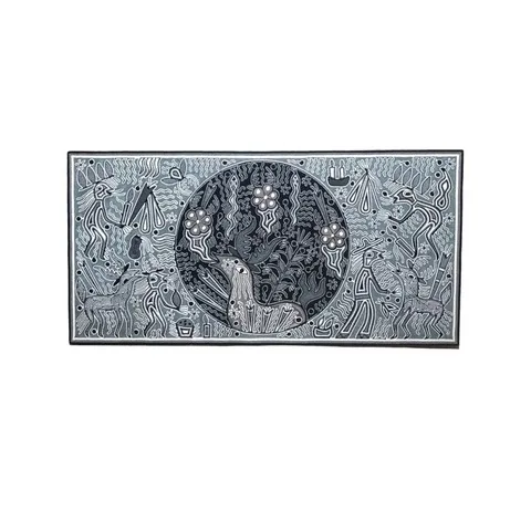 Huichol Rectangular Yarn Painting