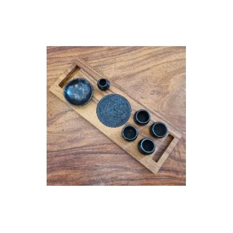 Black Clay Agave Tequila Set
