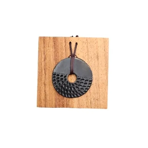 Black Clay Napkin Holder