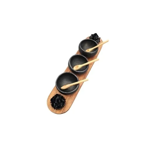 Black Clay Salsa Set